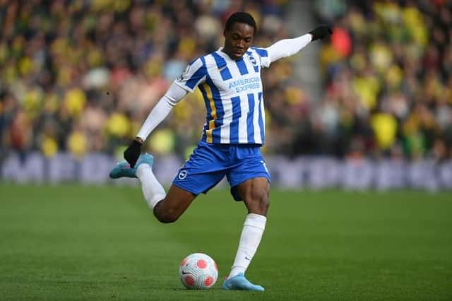 Brighton man Enock Mwepu was forced to retire from professional football last October