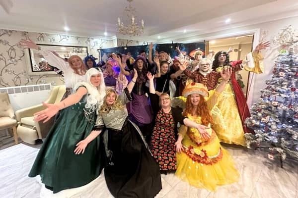 Guild Care's Caer Gwent staff put on the perfect pantomime