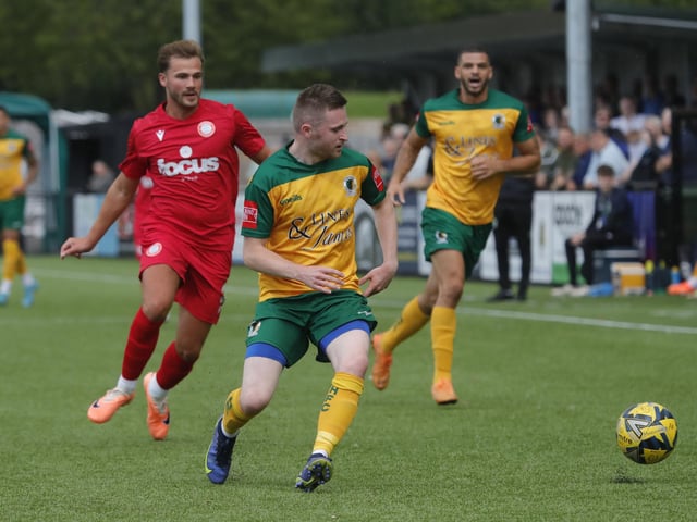 Action from Horsham's pre-season defeat to West Sussex neighbours Worthing