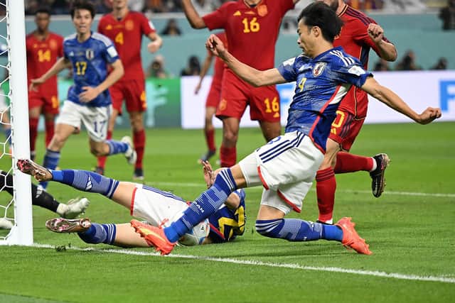 Mitoma’s Japan beat Spain 2-1 at the Khalifa International Stadium last night to top Group E, qualifying for the knockout stages alongside Luis Enrique’s side.