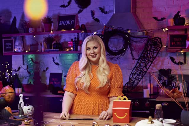 Louise Pentland teams up with McDonald's to create Halloween crafting tutorials this half-term