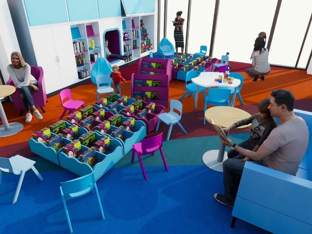 Worthing Library reopened in June 2021 after being closed for renovation for nine months