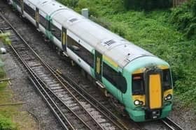 Rail services disrupted after person hit by train in West Sussex.