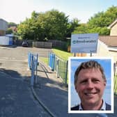 Lewes MP James MacCleary (pictured) and County Councillor Lesley Boniface have written to Breakwater Academy and STEP Academy Trust. Photo of school: Google Street View