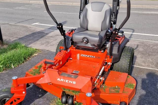 Surrey Police are appealing for witnesses following the theft of a trailer and three lawnmowers from a house in Middlefield, Horley last night (Thursday, September 22). Picture courtesy of Surrey Police