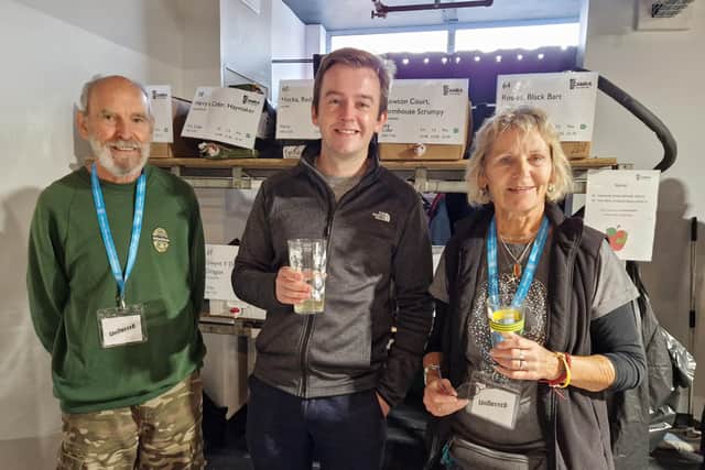 East Worthing and Shoreham MP Tom Rutland visited early on Friday morning to meet the CAMRA volunteers behind the festival