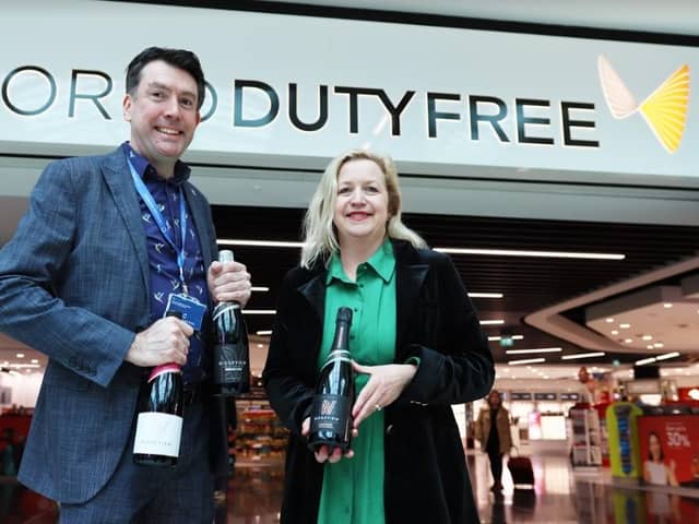 London Gatwick joins Sussex Six food and drink campaign. From left: Richard Lennard, Gatwick Airport and Mardi Roberts, Ridgview. Picture contributed