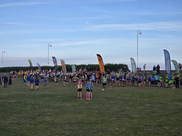 The Arunners five-mile beach run took place in Littlehampton