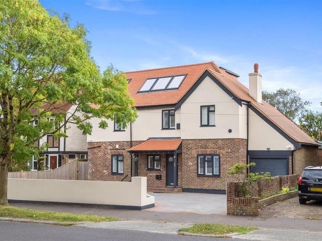 This detached property, which has been comprehensively-extended, has come on the market with Robert Luff & Co priced at £1.2million