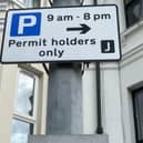 zone J residents' parking zone