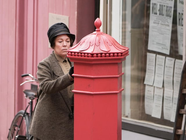 Filming continues in Arundel for Wicked Little Letters, starring Olivia Colman and Jessie Buckley. Photo: Eddie Mitchell