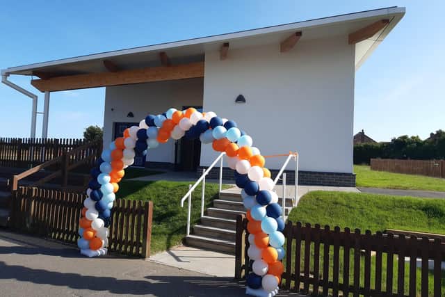The new sports hall at New Horizons Seaside Primary School in Lancing. Photo by Elaine Hammond / Sussex World