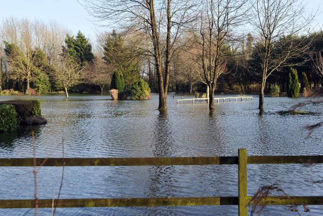 Floods in Mill Road, Arundel