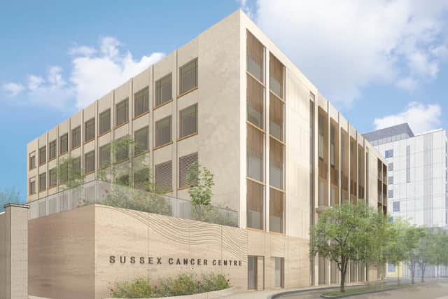 The new Sussex Cancer Centre is set to open in 2027