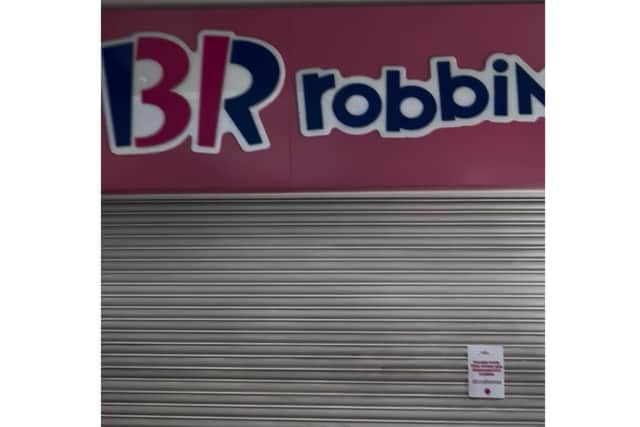 Baskin-Robbins, Inc. is an American multinational chain of ice cream and cake specialty shops owned by Inspire Brands. It has another branch at Cineworld in Crawley Leisure Park. Photo: Sussex World