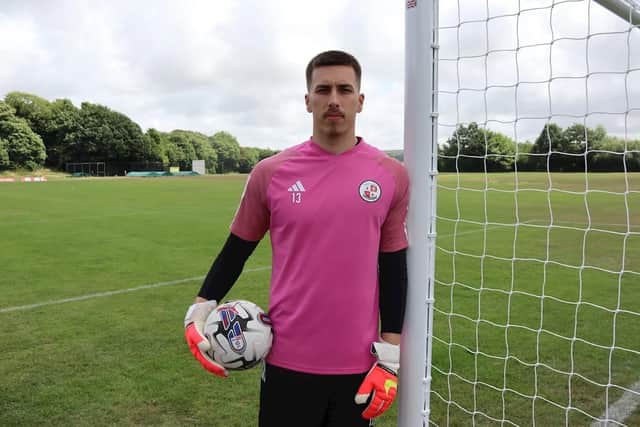 Crawley Town have announced the signing of goalkeeper Luca Ashby-Hammond on a season-long loan from Premier League side Fulham. Picture courtesy of Crawley Town FC