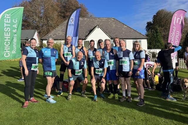 The Burgess Hill Runners team at the Windlesham Whip | Picture supplied by Sophie Abbott