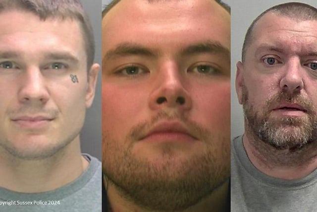 Three members of a motorcycle gang have been jailed for a combined 19 years following a serious assault in Findon. Callum Shaw (left), Barry Brown (right) and Daniel Kent (centre), who are all members of the Hell’s Angels Motorcycle Club, have been sentenced following an incident in 2022. Shaw, 27, of no fixed address admitted Section 18 grievous bodily harm (GBH), burglary, violent disorder and possession of a knife and was sentenced to 12 years’ imprisonment. He was also given a five-year extension on license due to the dangerousness of the crime when he appeared before Lewes Crown Court on February 26. Brown, 41, of Top Road, Calow, Derbyshire appeared before Lewes Crown Court on March 1 and was sentenced to three years’ imprisonment for violent disorder and actual bodily harm. Kent, 28, of Farrington Avenue, Bushey, Hertfordshire was also jailed for three years on March 1 for violent disorder, actual bodily harm and possession of an offensive weapon. He was sentenced to a further year for a burglary at the Vikings Club House in Portsmouth.