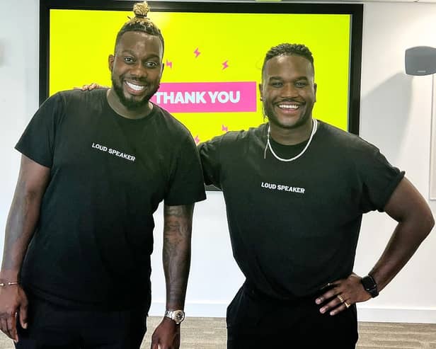 Calvin Eden and Oba Akinwale founded Loud Speaker in 2019