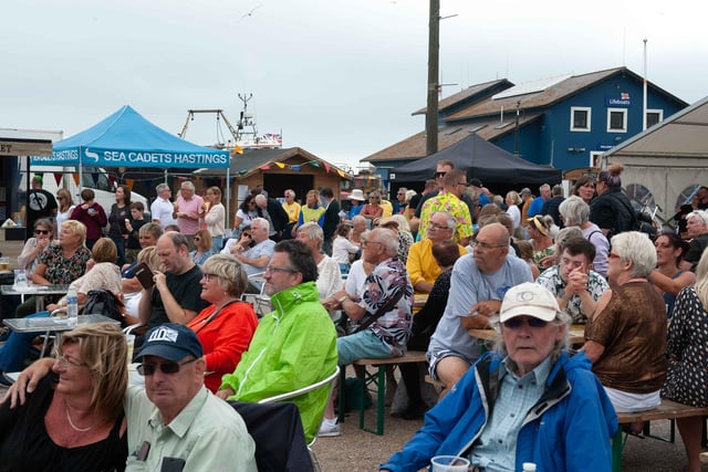 Hastings Old Town Carnival Week 2022: Nearly on the Beach Concert. Photo by Frank Copper