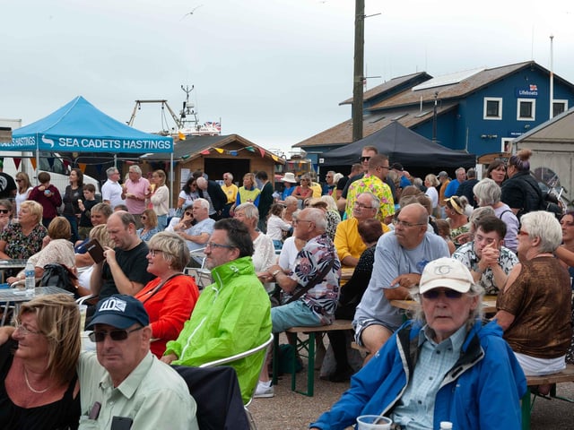 Hastings Old Town Carnival Week 2022: Nearly on the Beach Concert. Photo by Frank Copper