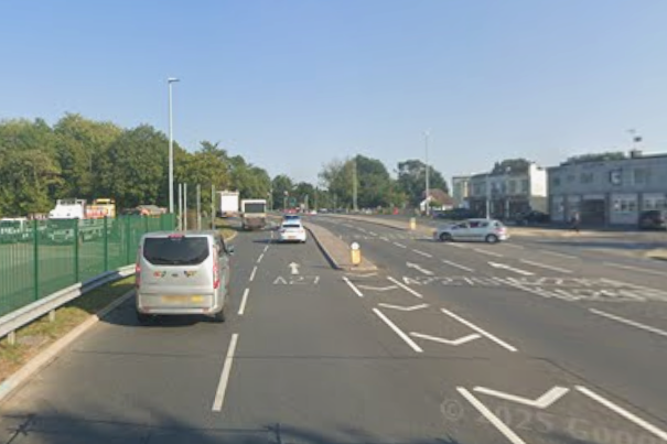 Four-mile traffic queues due to roadworks on A27