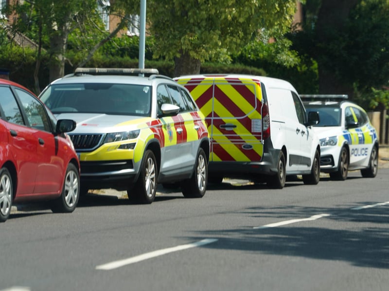 Emergency services on the scene