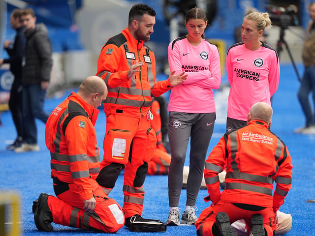 Music legend Fatboy Slim does CPR training at Amex Stadium ahead of Restart A Heart Day
