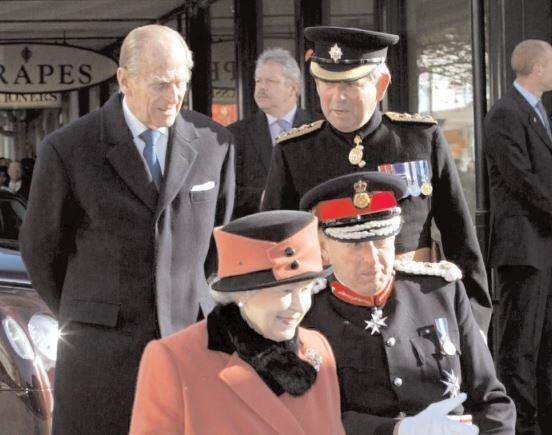 The Queen and Prince Phillip arrive in Crawley