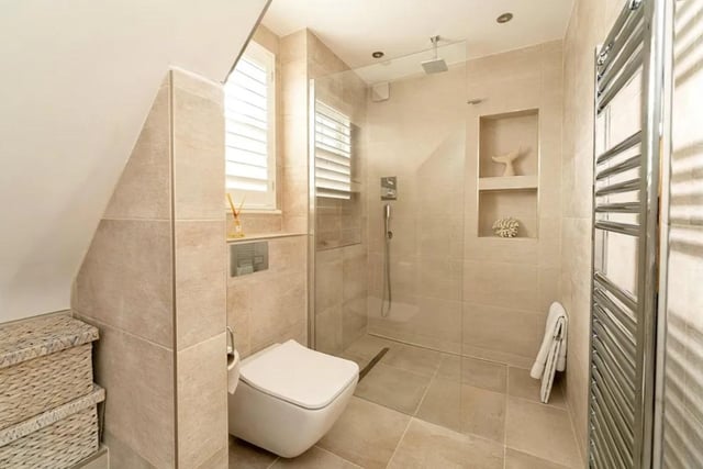 All the bedrooms have ensuites and there is a family shower room.