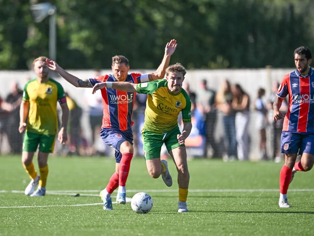 Horsham FC earned a well-deserved point against National League South leaders Dagenham & Redbridge at the Fusion Aviation Community Stadium on Saturday