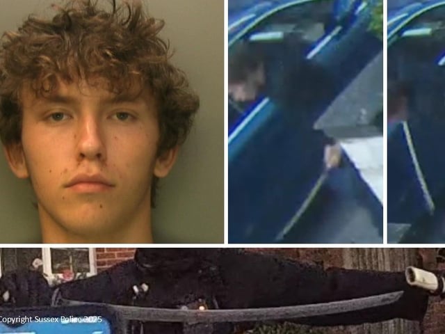 A teenager has been sentenced after a 15-year-old was attacked in Portslade. Emergency services were called to Franklin Road on July 10 at around 9pm, after a boy had been seriously assaulted with a samurai sword. The 15-year-old boy was taken to hospital for treatment of injuries to his arms. The violent act was committed during daylight hours in the presence of multiple witnesses, and as a result, suspects were quickly identified, and two teenagers were arrested. Charges were promptly authorised, and a 17-year-old boy from Brighton, who cannot be named due to his age, was charged with causing grievous bodily harm with intent, and attempting to cause grievous bodily harm with intent. The second man, who was 17 at the time of the offence, has since turned 18 and can now be named. Rhys Wyman, 18, of Willowfield Road in Eastbourne, was charged with possessing a bladed article in a public place, possessing an offensive weapon in a public place, and causing grievous bodily harm with intent. Both appeared at Brighton Magistrates' Court on July 12 to answer charges. Wyman was remanded in custody, and the 17-year-old was bailed ahead of his next hearing. While on bail, the 17-year-old was re-arrested for breaching his bail conditions, and has since also been remanded in custody. Wyman stood trial on August 26, and was found guilty of possessing an offensive weapon and with attempting to commit grievous bodily harm. He was then remanded back into custody to await his sentencing. On September 29, Wyman appeared at Brighton Magistrates' Court and was sentenced to 20 months in prison.
