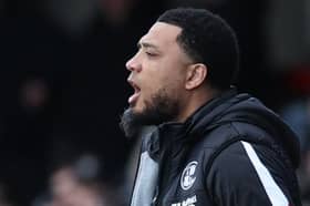 Crawley Town head coach Colin Kazim-Richards | Picture: Natalie Mayhew/Butterfly Football