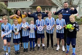 Worthing United Youth FC raised £13,000 for Chestnut Tree House through its charity bed push along Worthing seafront in July
