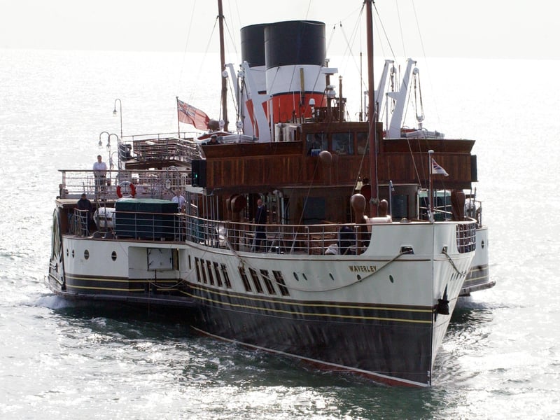 The paddle steamer Waverley in Worthing in September 2008