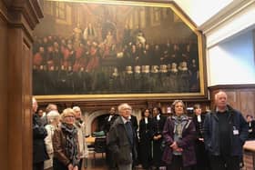 Probus members during a tour of Christ's Hospital School
