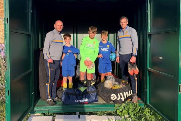 Cala Homes' recent donation of a fully-refurbished storage unit has been well received by Lancing FC Youth