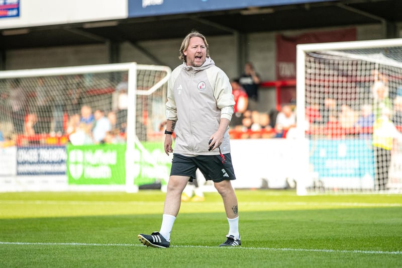 Action from Crawley Town's pre-season friendly with Crystal Palace at the Broadfield Stadium. Roy Hodgson's men won 4-0 against Scott Lindsey's side.