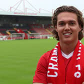 Harry Forster has swapped the National League for League Two at Crawley Town. Picture: Crawley Town
