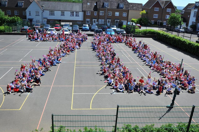 The Platinum Jubilee celebration at Bolnore Village Primary School in Haywards Heath