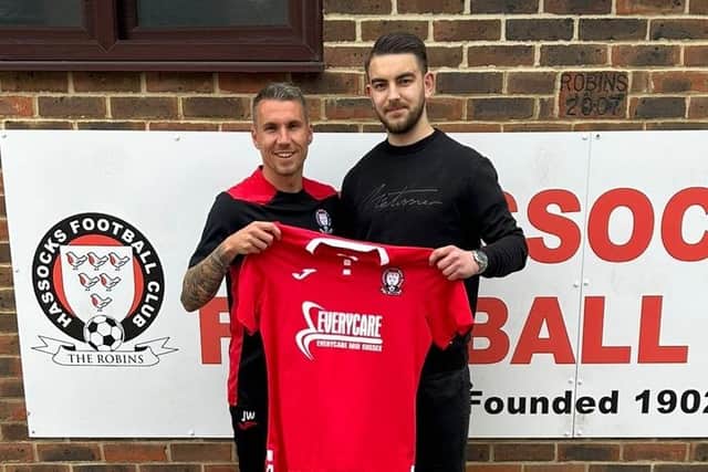 Kyle Woolven joins Hassocks FC from AFC Varndeanians | Picture: Hassocks FC