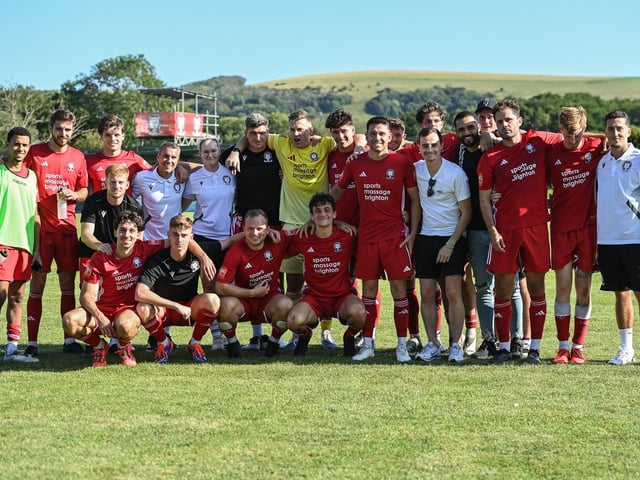 Action photos of Isthmian League Hassocks FC Vs Herne Bay FC : Hassocks FC v Herne Bay FC, Isthmian south east division