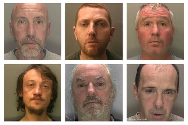 These are some of the most serious, high profile and prolific offenders who were jailed in Sussex in August 2024.