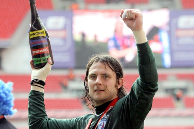 Tommy Lee enjoys one of his best moments for Chesterfield.