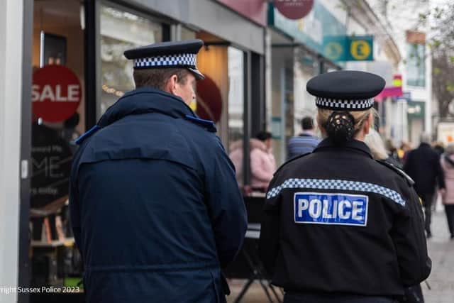 Drugs were seized and several arrests were made in a two-day multi-agency crackdown on anti-social behaviour and business crime in Eastbourne town centre in response to concerns by local businesses and residents. Picture: Sussex Police
