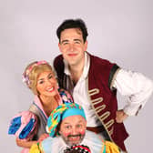 Rapunzel: Lewes Roberts (top) and fellow cast members