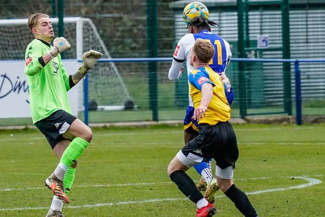 Gil Carvalho on his way to goal for Haywards Heath last season / Picture: Ray Turner