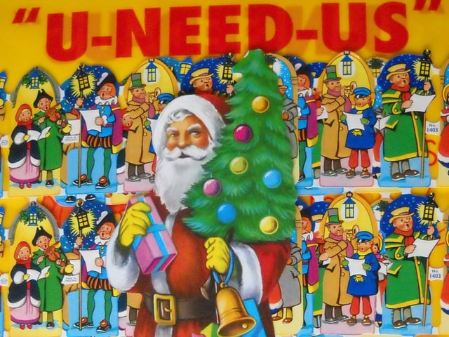 Christmas decorations from U-Need-Us. Picture: Simon Hart