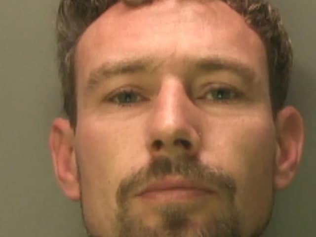 Jason Santon, aged 37, of Mead Way, Midhurst, was sentenced to three years in prison and has been put under a restraining order. Picture: Sussex Police