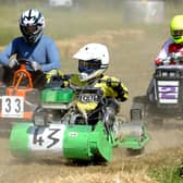 The world's toughest lawn mower race is at Five Oaks this evening (Saturday, August 12)